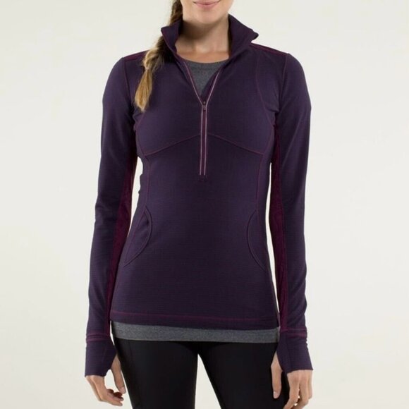 ✖️Unavailable✖️Lululemon 3/4 zip sweater - Picture 1 of 10